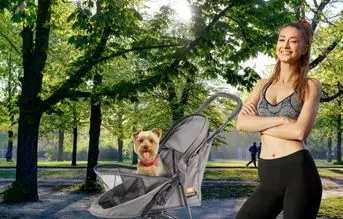 Ferplast Cochecito para perros pequeños GLOBETROTTER