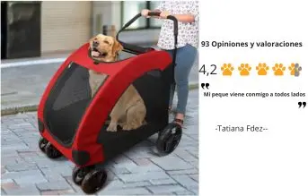 belle vous carrito para perros medianos y grandes