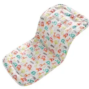 Miracle Baby Cojín Carro Bebe,Colchoneta Silla Paseo Universal Transpirable,Cojín Silla de Paseo para el Cochecito y Asiento de Carro, 100% Algodón