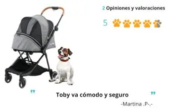 opiniones del carrito par aperros pequeños innopet city buggy