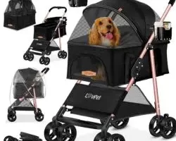 Lovpet carro para perros Schwartz Negro