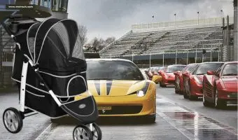innopet monaco el ferrari de los cochecitos para perros pequeños